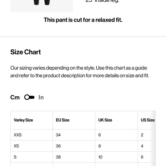 Varley double soft the relaxed pants 250 size large US 10 - Picture 14 of 15